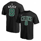 Boston Celtics 8 Kemba Walker Black Nike T-Shirt,baseball caps,new era cap wholesale,wholesale hats